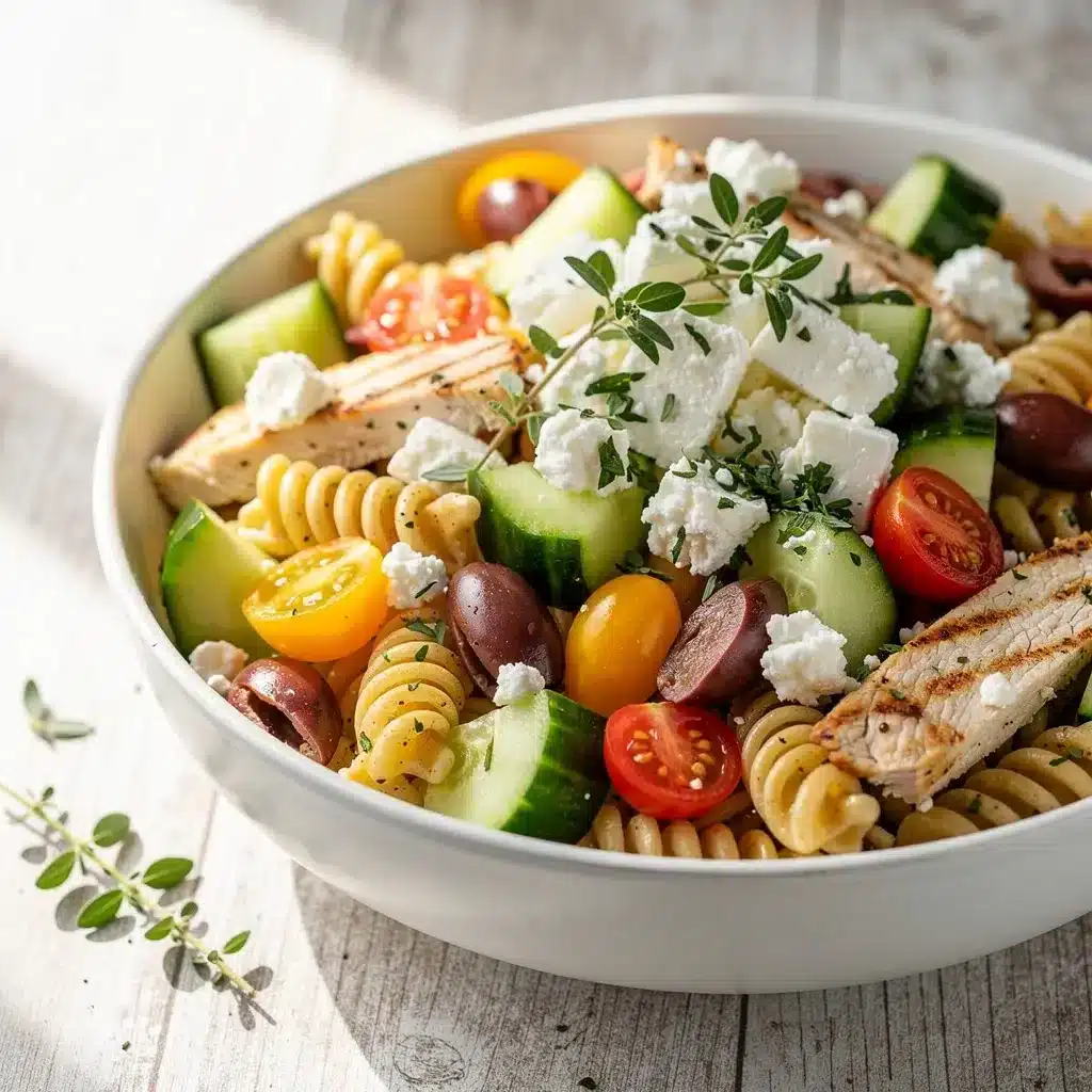 Greek Chicken Pasta Salad 9 Recipe variations for Greek Chicken Pasta Salad