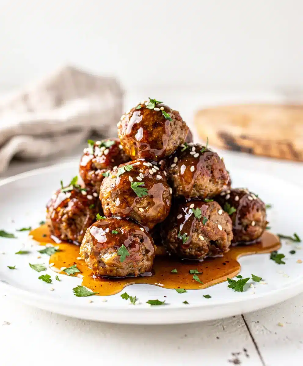 Honey Garlic Meatballs 6 Honey Garlic Meatballs featured image