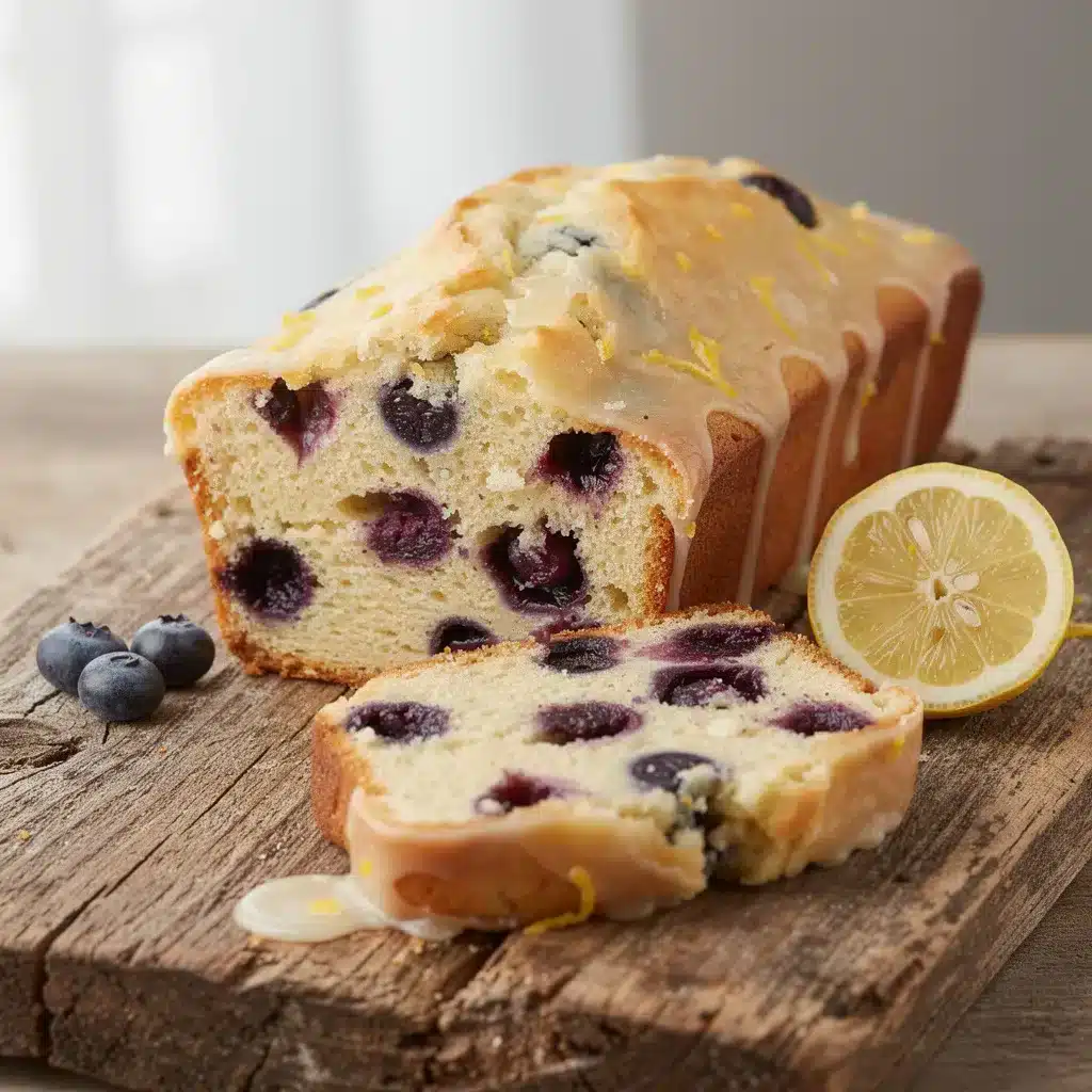 Lemon Blueberry Loaf Cake 8 Ingredients for Lemon Blueberry Loaf Cake
