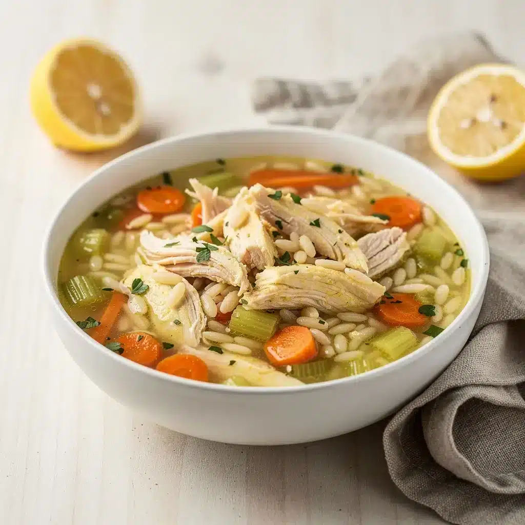 Lemon Chicken Orzo Soup 8 Ingredients for Lemon Chicken Orzo Soup