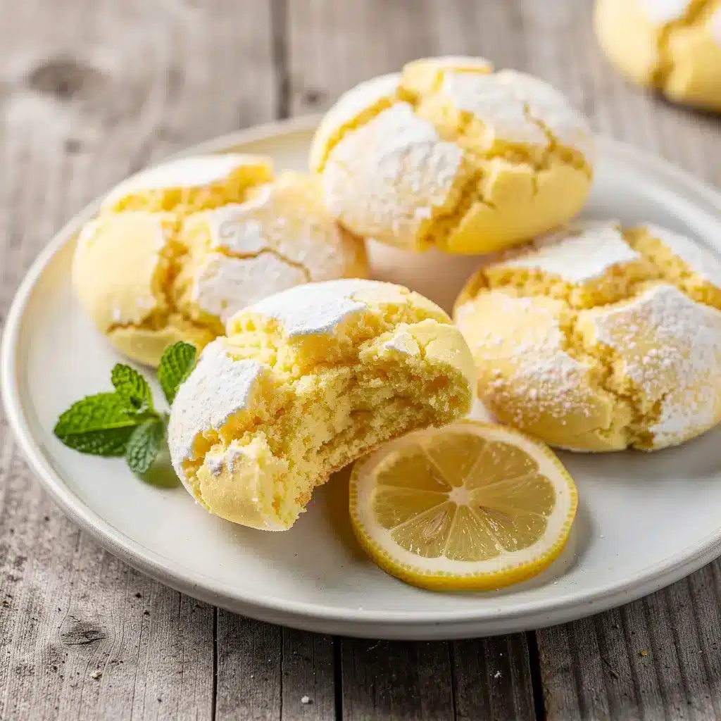 Lemon Crinkle Cookies 8 Ingredients for Lemon Crinkle Cookies