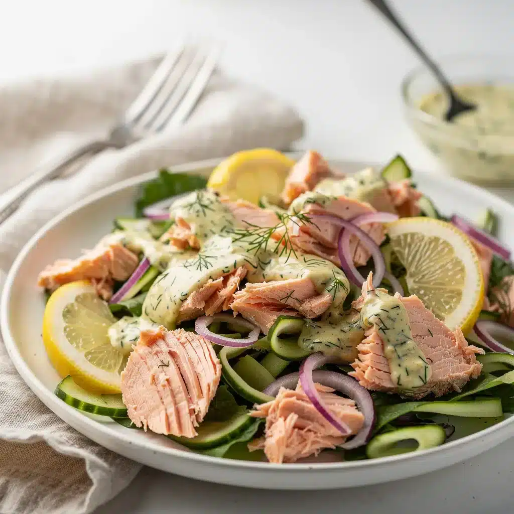 Lemon Dill Salmon Salad 8 Ingredients for Lemon Dill Salmon Salad