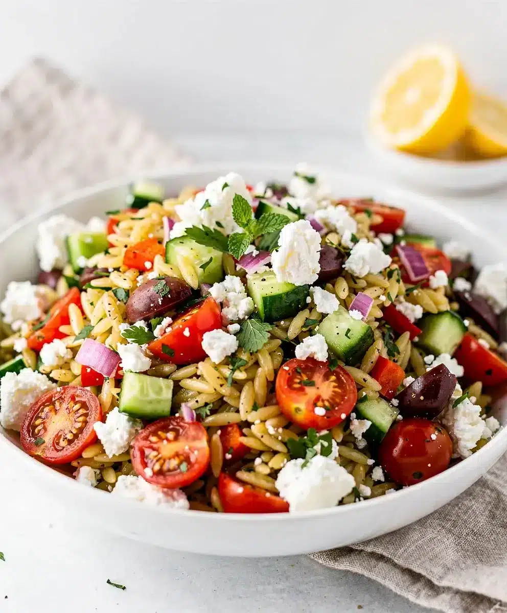 Mediterranean Orzo Salad 6 Mediterranean Orzo Salad featured image