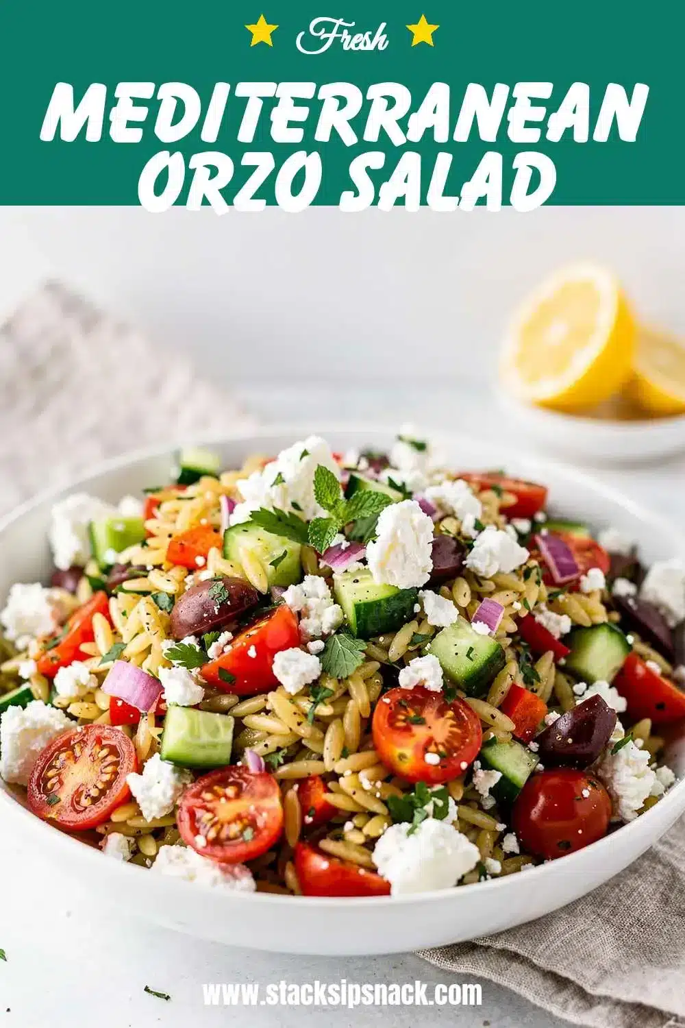 Mediterranean Orzo Salad 10 Storage and leftovers for Mediterranean Orzo Salad