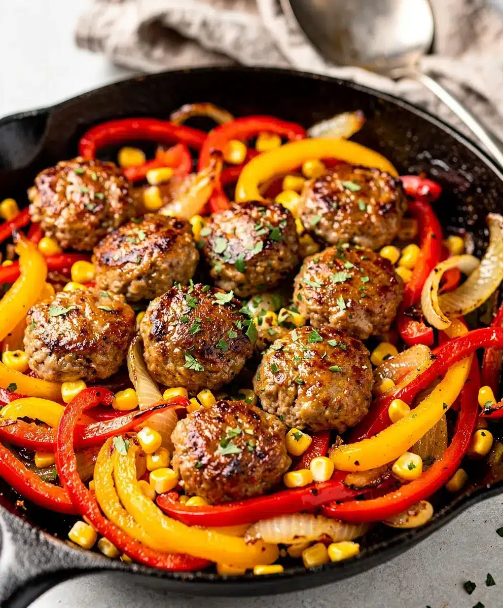 One Pan Sausage and Peppers 6 One Pan Sausage and Peppers featured image