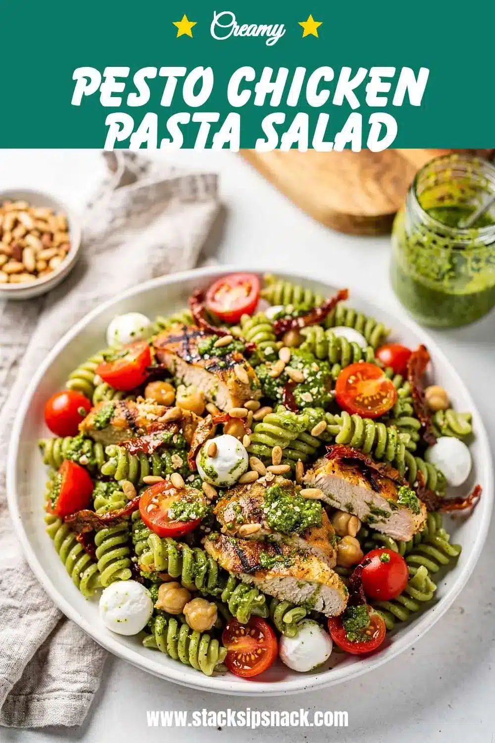 Pesto Chicken Pasta Salad 10 Storage and leftovers for Pesto Chicken Pasta Salad