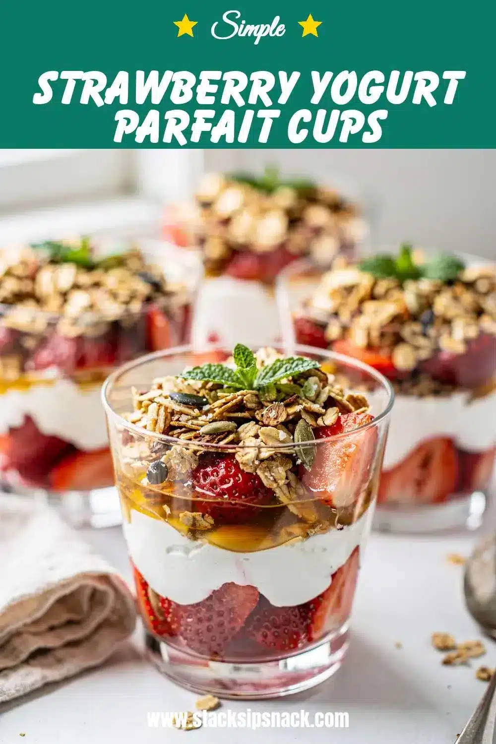 Strawberry Yogurt Parfait Cups 10 Storage and leftovers for Strawberry Yogurt Parfait Cups