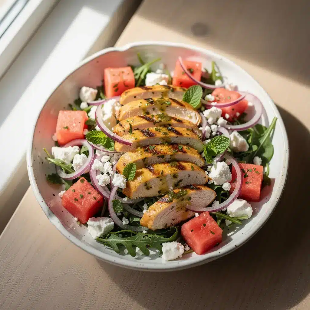 Watermelon Feta Chicken Salad 8 Ingredients for Watermelon Feta Chicken Salad