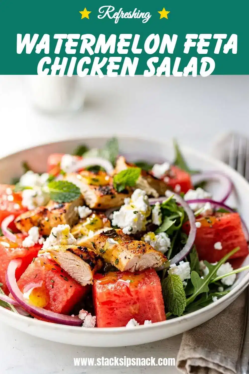 Watermelon Feta Chicken Salad 10 Storage and leftovers for Watermelon Feta Chicken Salad