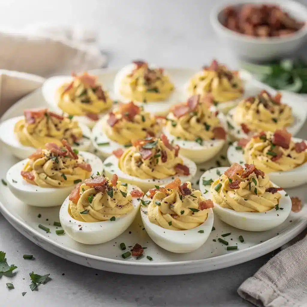 Party Bacon Ranch Deviled Eggs 8 Ingredients for Party Bacon Ranch Deviled Eggs