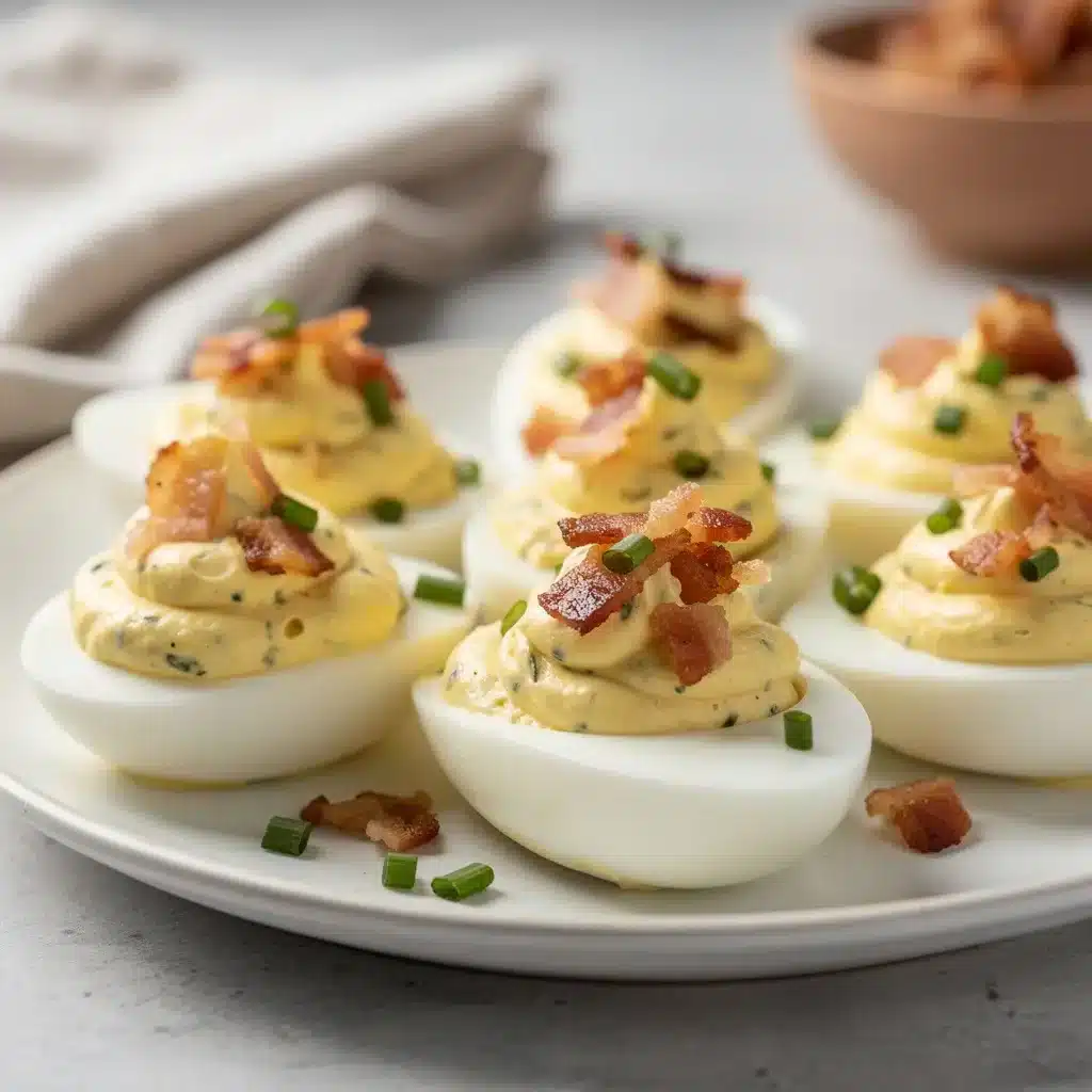 Easy Bacon Ranch Deviled Eggs 8 Ingredients for Easy Bacon Ranch Deviled Eggs