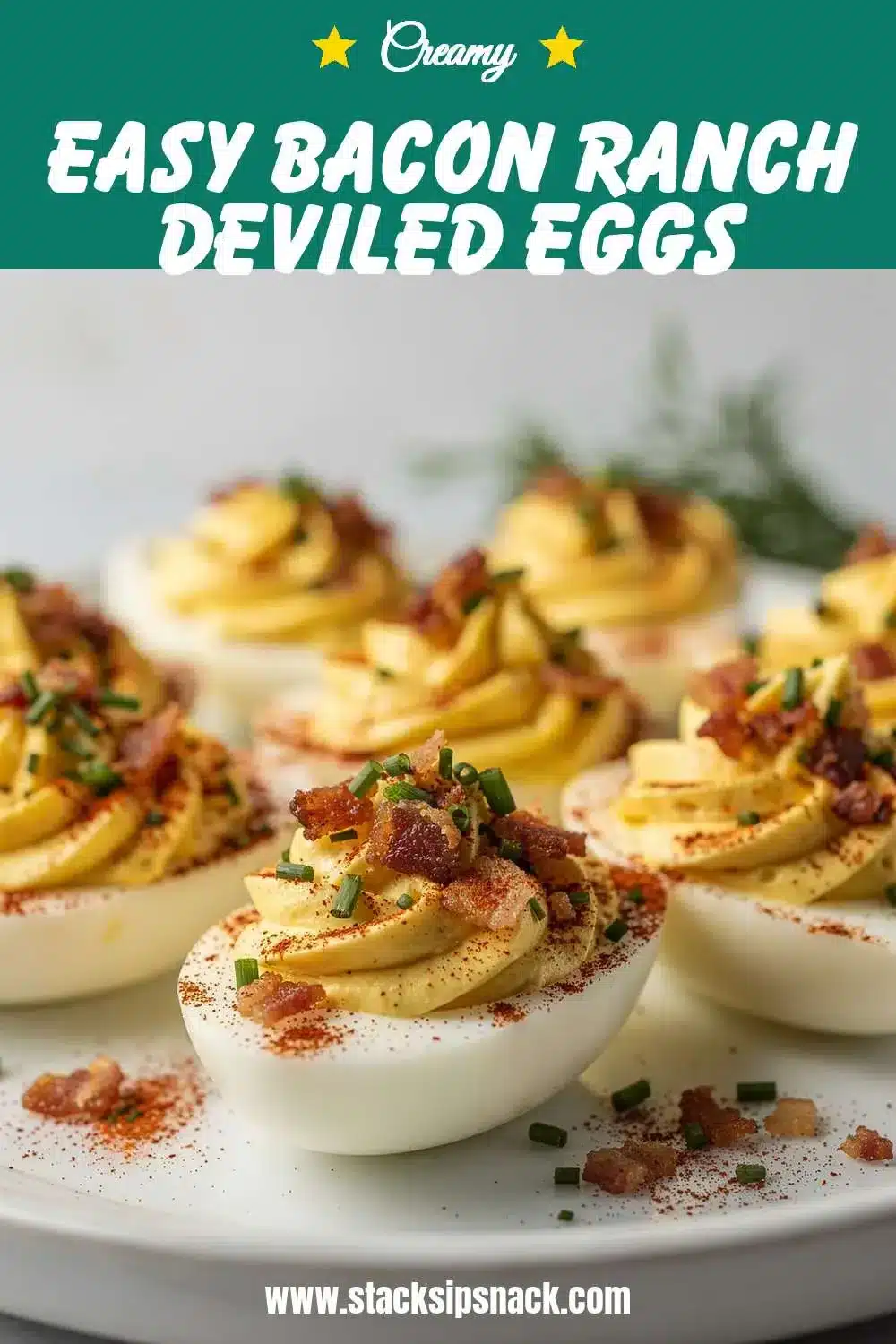Easy Bacon Ranch Deviled Eggs 10 Storage and leftovers for Easy Bacon Ranch Deviled Eggs