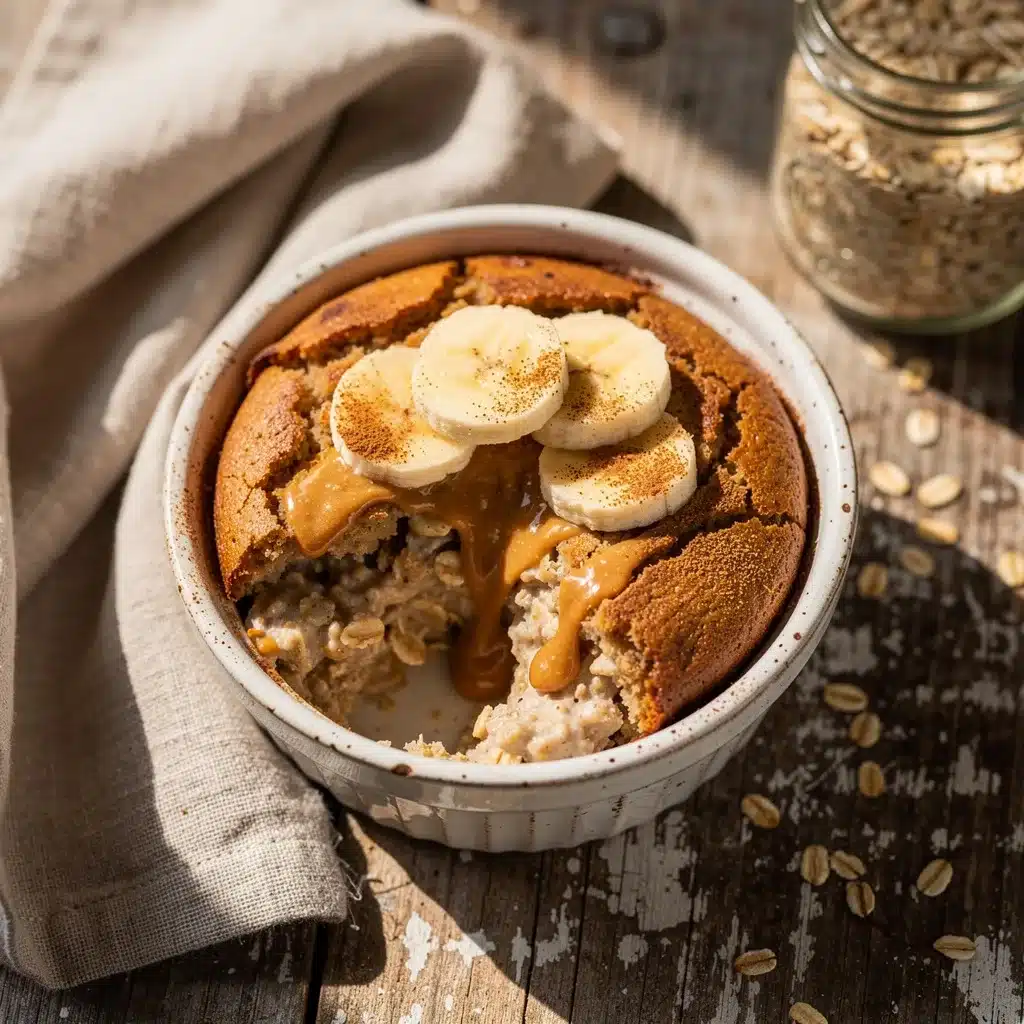Baked Peanut Butter Banana Overnight Oats 8 Ingredients for Baked Peanut Butter Banana Overnight Oats