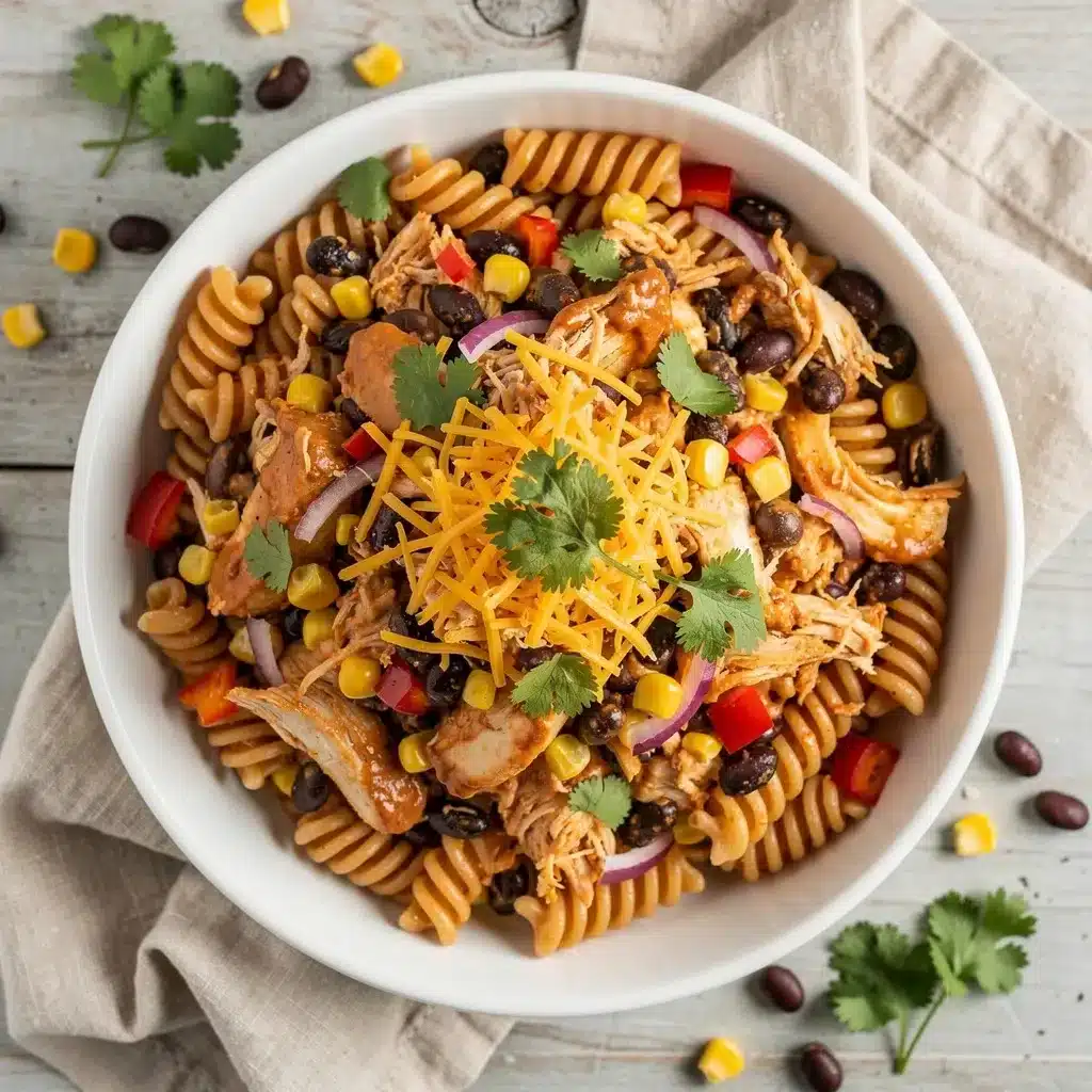 BBQ Chicken Pasta Salad 8 Ingredients for BBQ Chicken Pasta Salad