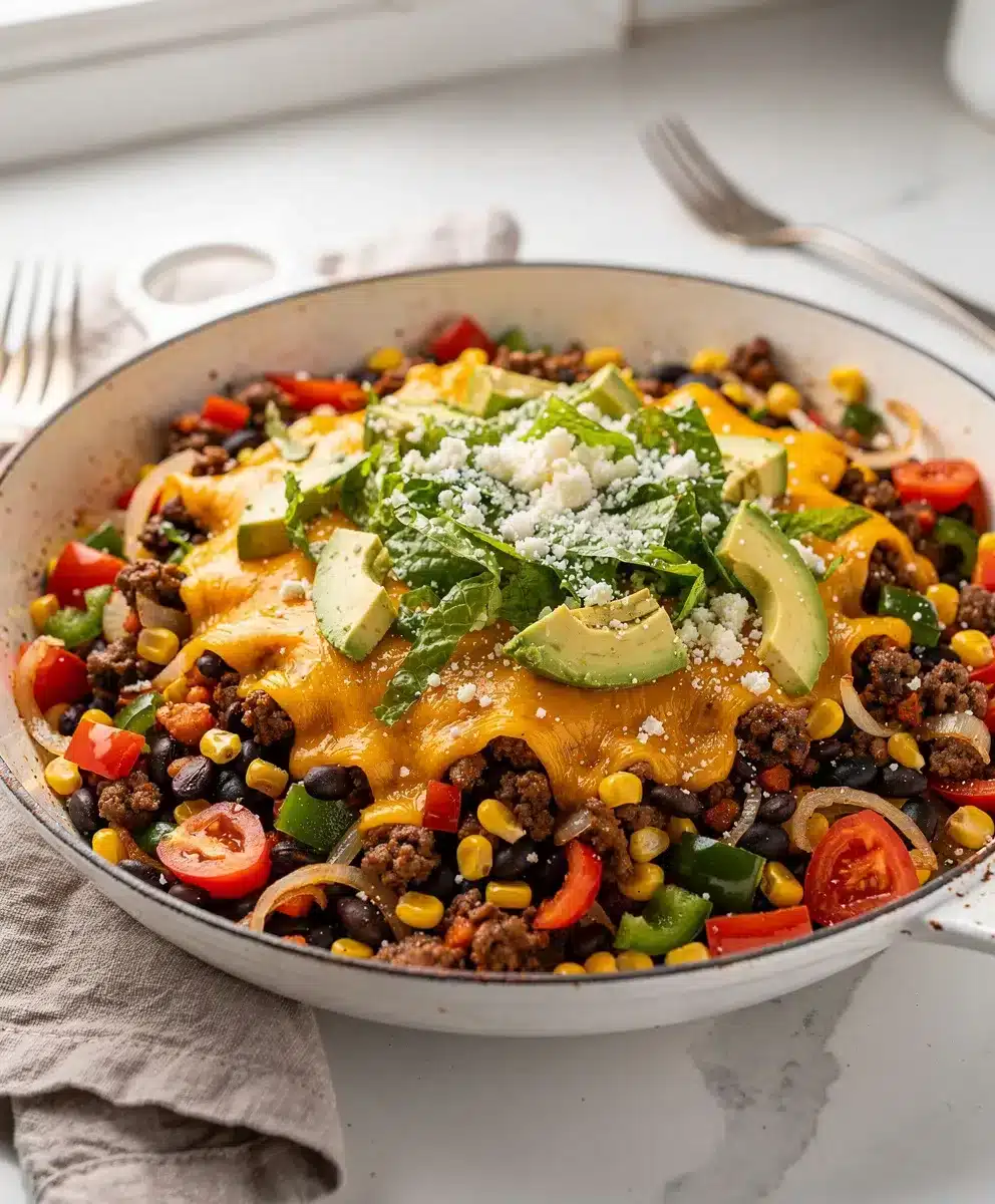 Beef Taco Skillet 6 Beef Taco Skillet featured image