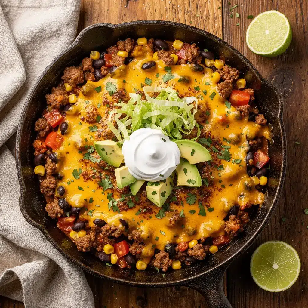 Beef Taco Skillet 8 Ingredients for Beef Taco Skillet