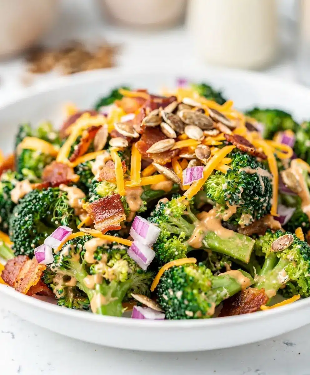 Crisp Broccoli Bacon Salad 6 Crisp Broccoli Bacon Salad featured image