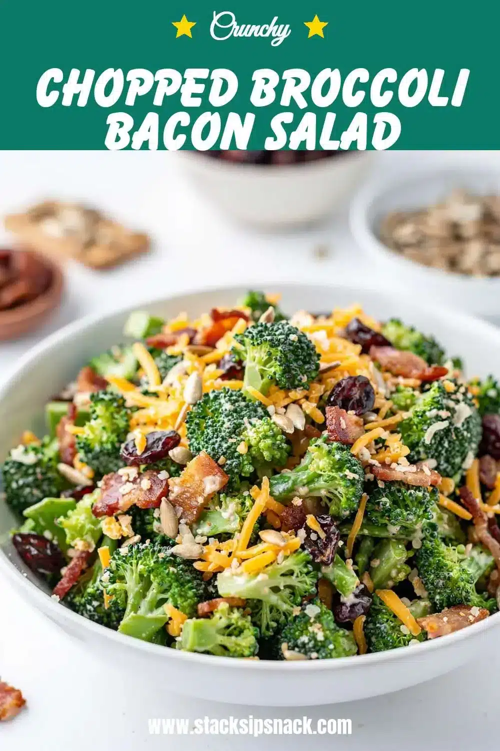 Chopped Broccoli Bacon Salad 10 Storage and leftovers for Chopped Broccoli Bacon Salad