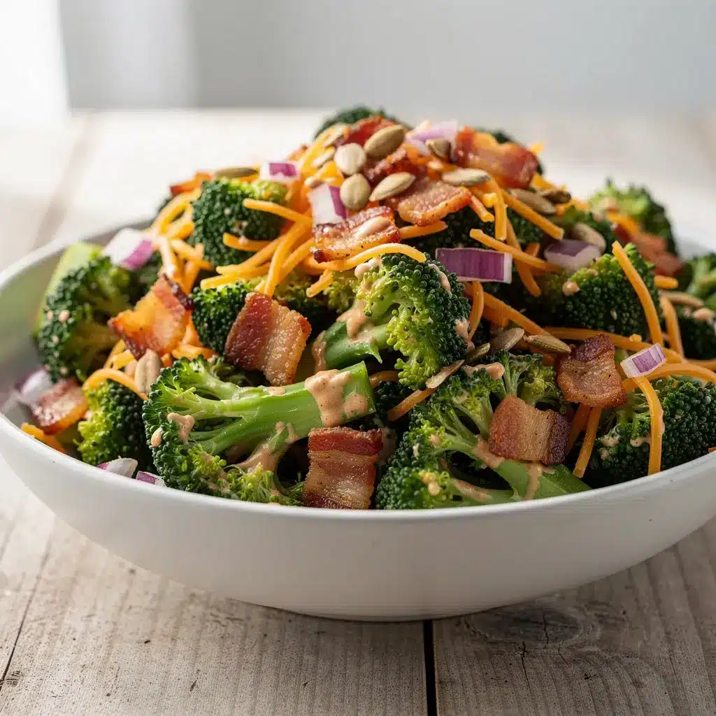 Crisp Broccoli Bacon Salad 8 Ingredients for Crisp Broccoli Bacon Salad