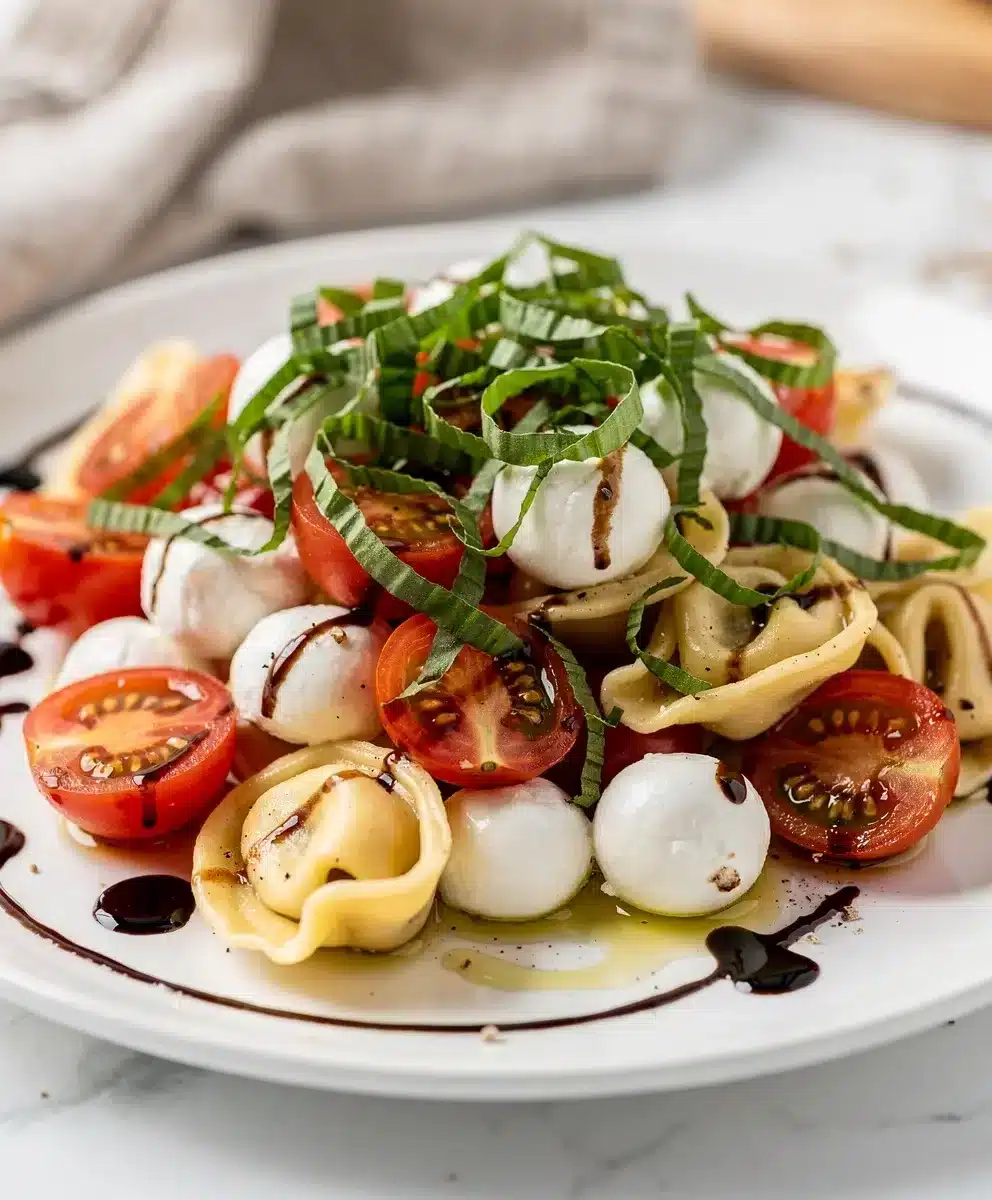 Caprese Tortellini Pasta Salad 6 Caprese Tortellini Pasta Salad featured image