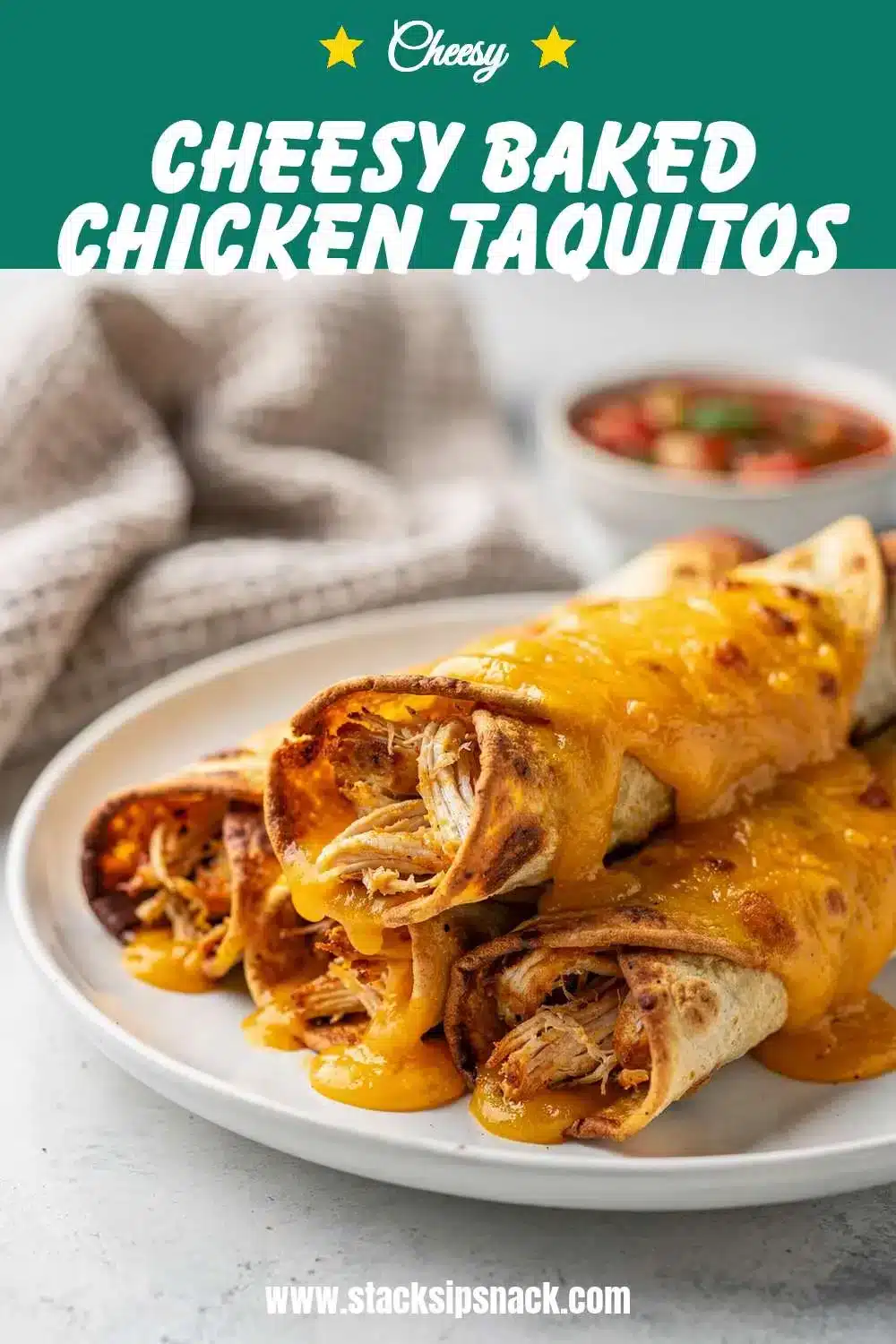 Cheesy Baked Chicken Taquitos 10 Storage and leftovers for Cheesy Baked Chicken Taquitos