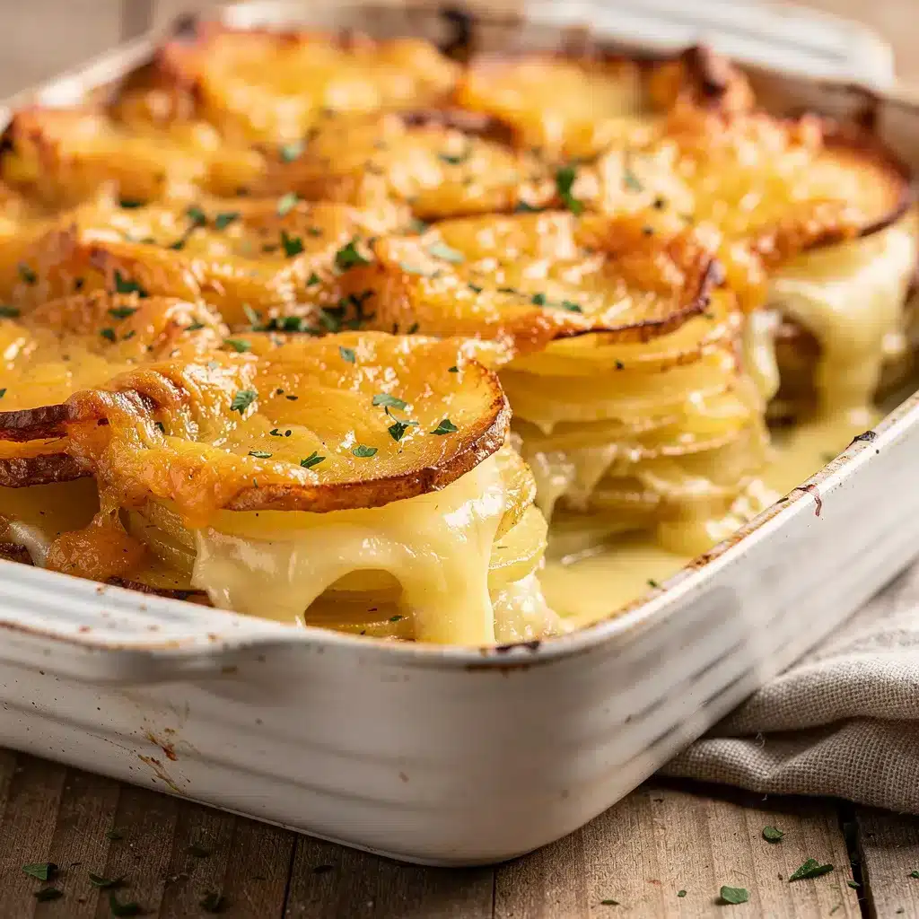 Cheesy Garlic Parmesan Scalloped Potatoes 8 Ingredients for Cheesy Garlic Parmesan Scalloped Potatoes