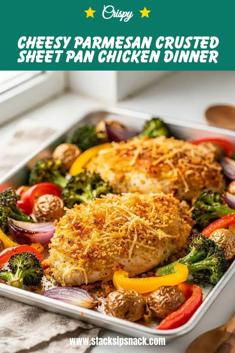 Cheesy Parmesan Crusted Sheet Pan Chicken Dinner 10 Storage and leftovers for Cheesy Parmesan Crusted Sheet Pan Chicken Dinner