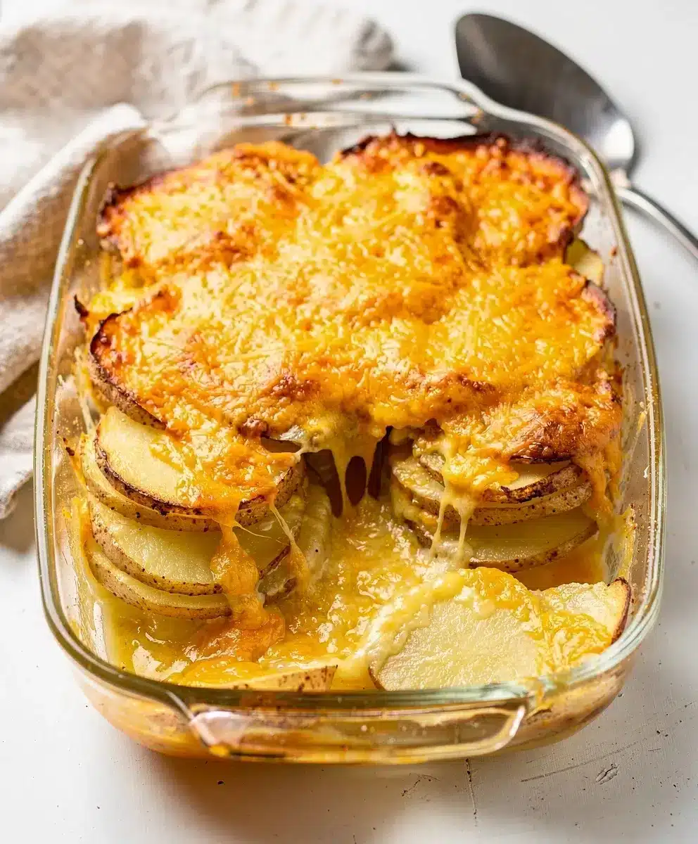 Cheesy Cheesy Scalloped Potatoes 6 Cheesy Cheesy Scalloped Potatoes featured image