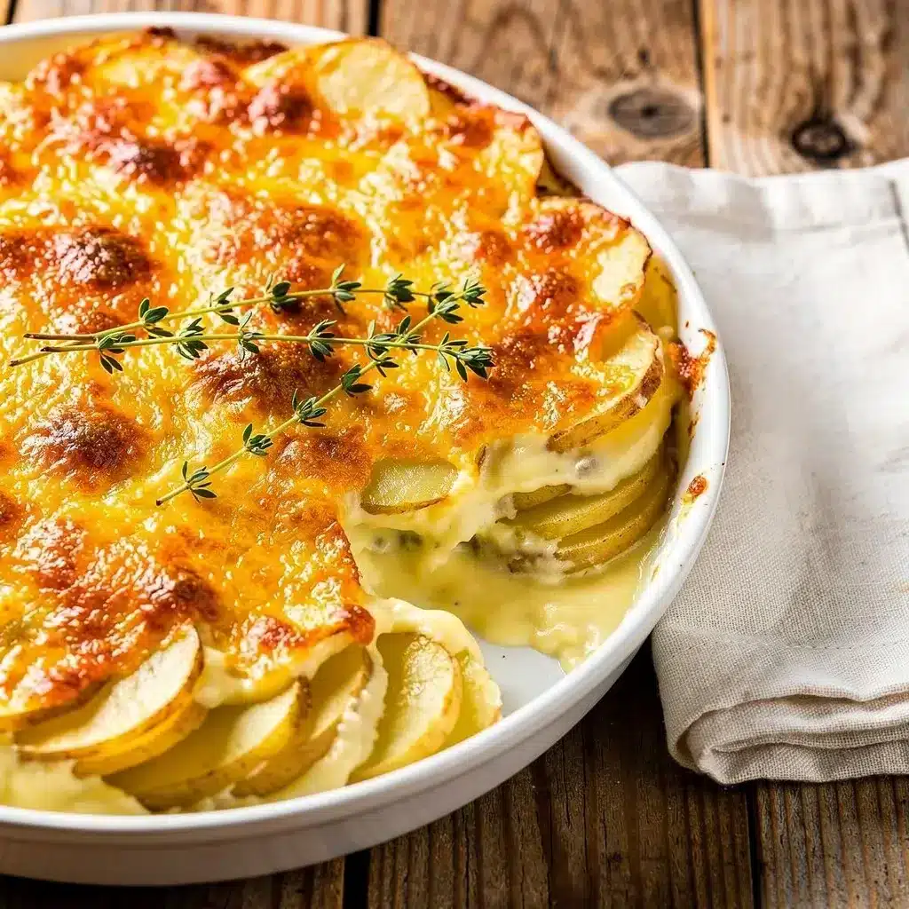 Cheesy Cheesy Scalloped Potatoes 8 Ingredients for Cheesy Cheesy Scalloped Potatoes