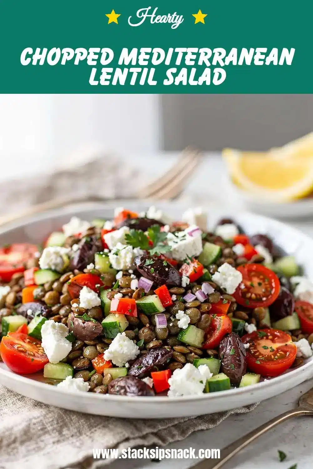 Chopped Mediterranean Lentil Salad 10 Storage and leftovers for Chopped Mediterranean Lentil Salad