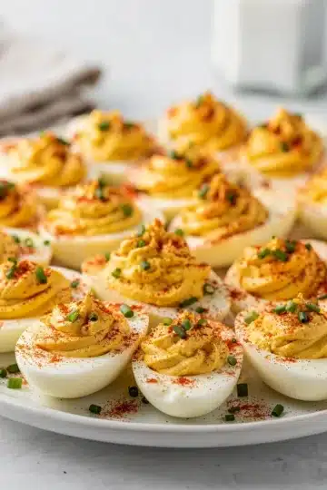 Party Classic Deviled Eggs 11 Classic deviled eggs recipe with a perfectly smooth and creamy filling.