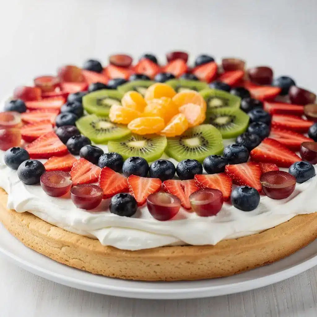 Classic Sugar Cookie Fruit Pizza 8 Ingredients for Classic Sugar Cookie Fruit Pizza