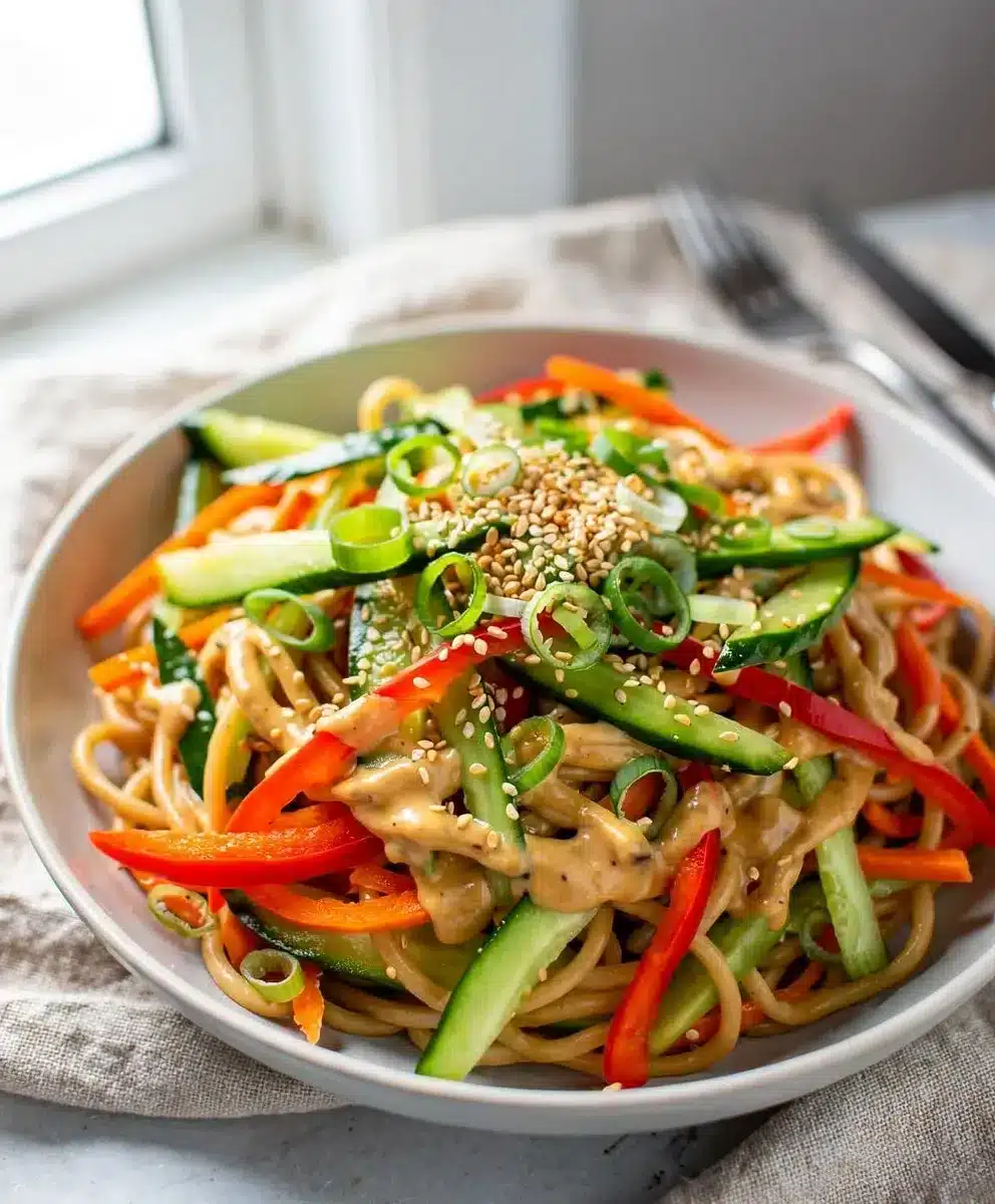 Cold Sesame Noodle Salad 6 Cold Sesame Noodle Salad featured image