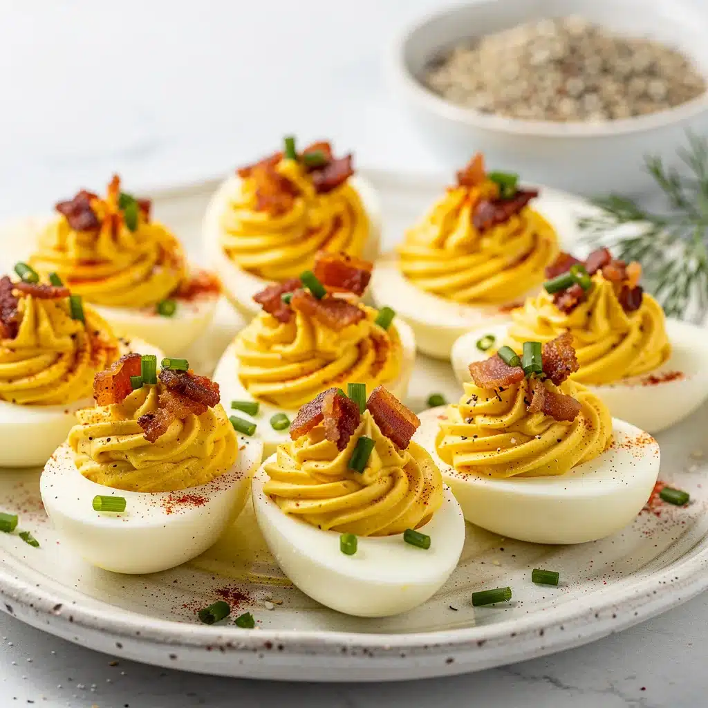 Creamy Bacon Ranch Deviled Eggs 8 Ingredients for Creamy Bacon Ranch Deviled Eggs