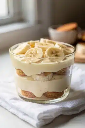 Creamy Magnolia Bakery Banana Pudding 11 Creamy Magnolia Bakery banana pudding recipe in a close up photo.