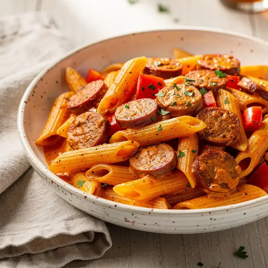 Easy Creamy Cajun Sausage Pasta 9 Recipe variations for Easy Creamy Cajun Sausage Pasta