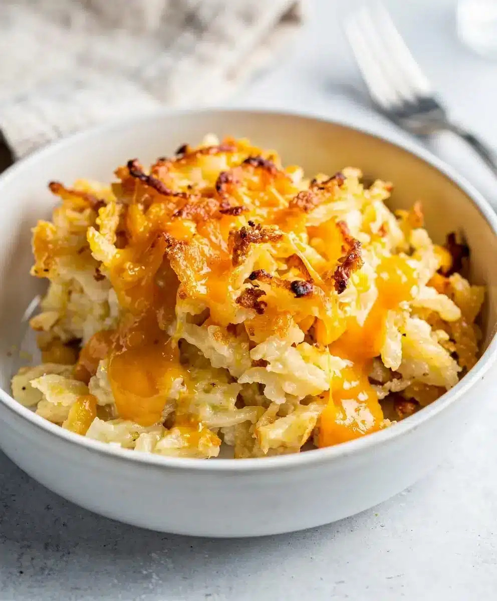 Creamy Crockpot Cheesy Hashbrown Casserole 6 Creamy Crockpot Cheesy Hashbrown Casserole featured image