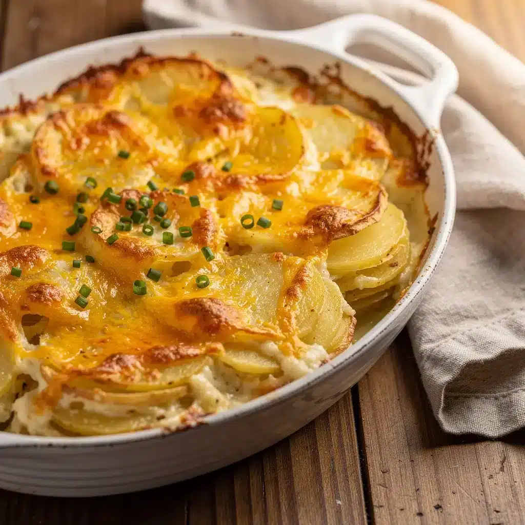 Creamy Cheesy Scalloped Potatoes 8 Ingredients for Creamy Cheesy Scalloped Potatoes