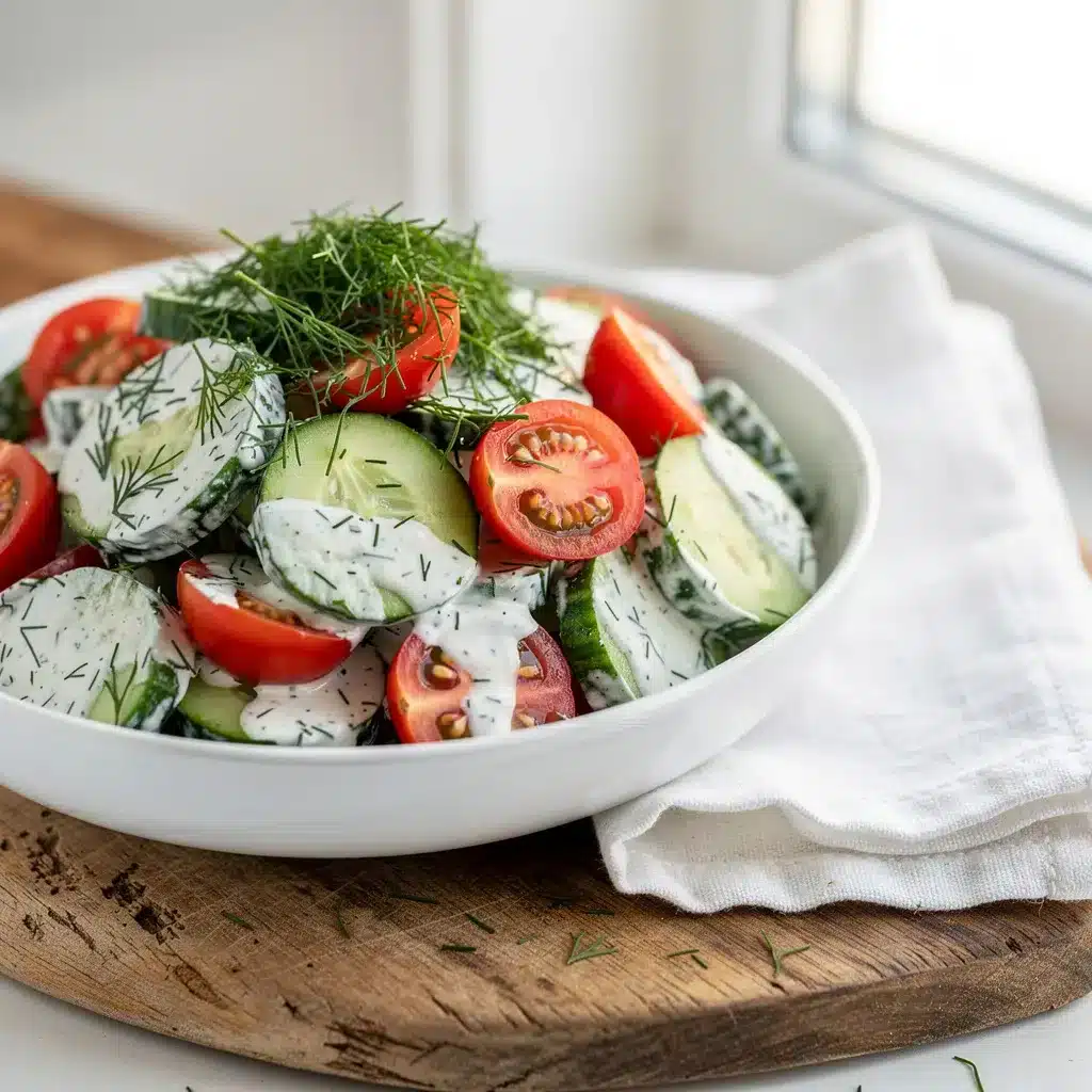 Creamy Creamy Cucumber Dill Salad 9 Recipe variations for Creamy Creamy Cucumber Dill Salad