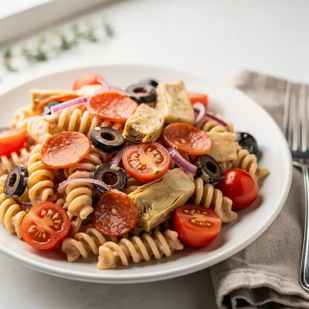 Creamy Italian Pasta Salad 8 Ingredients for Creamy Italian Pasta Salad