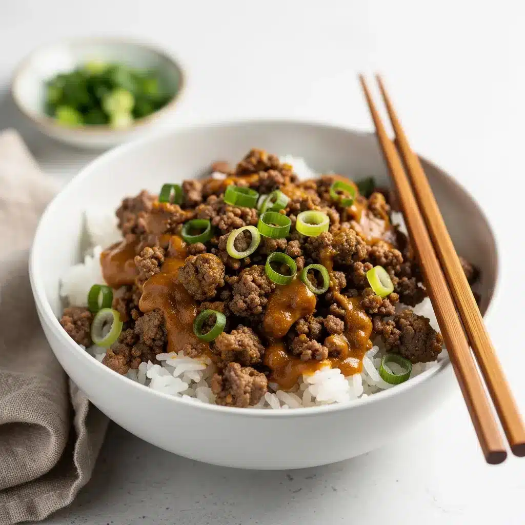 Creamy Korean Ground Beef Bowl 8 Ingredients for Creamy Korean Ground Beef Bowl
