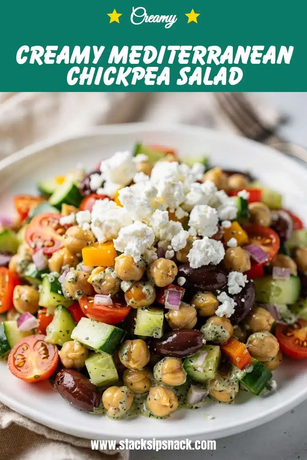 Creamy Mediterranean Chickpea Salad 10 Storage and leftovers for Creamy Mediterranean Chickpea Salad