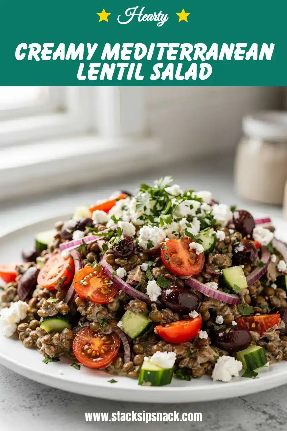 Creamy Mediterranean Lentil Salad 10 Storage and leftovers for Creamy Mediterranean Lentil Salad