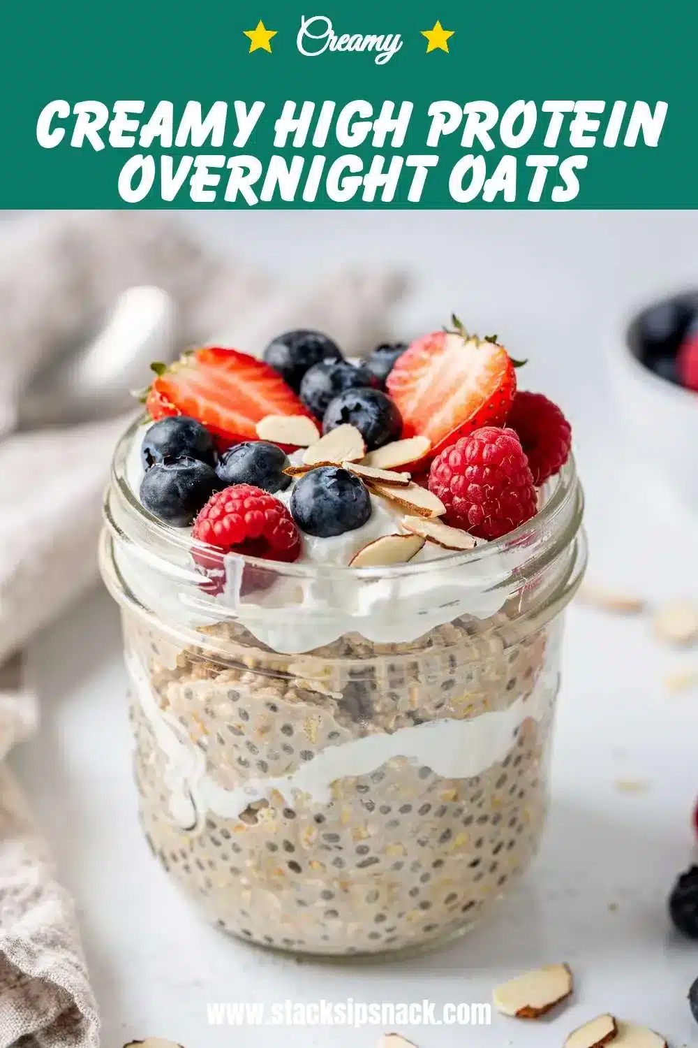 Creamy High Protein Overnight Oats 10 Storage and leftovers for Creamy High Protein Overnight Oats
