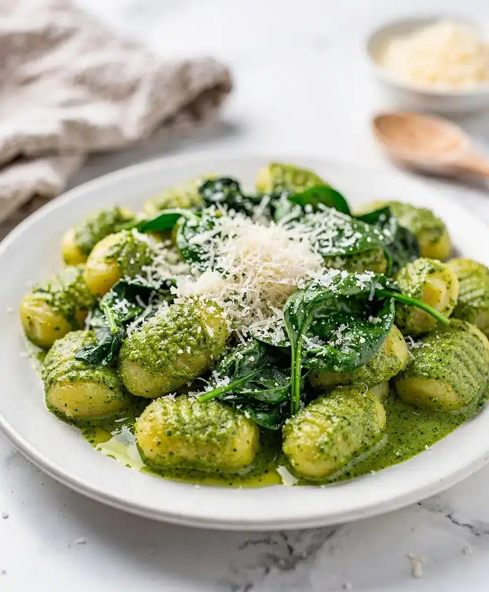 Creamy Pesto Gnocchi with Spinach 6 Creamy Pesto Gnocchi with Spinach featured image