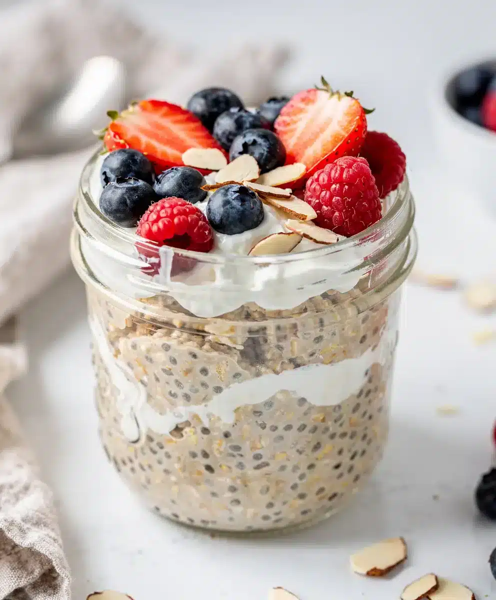 Creamy High Protein Overnight Oats 6 Creamy High Protein Overnight Oats featured image