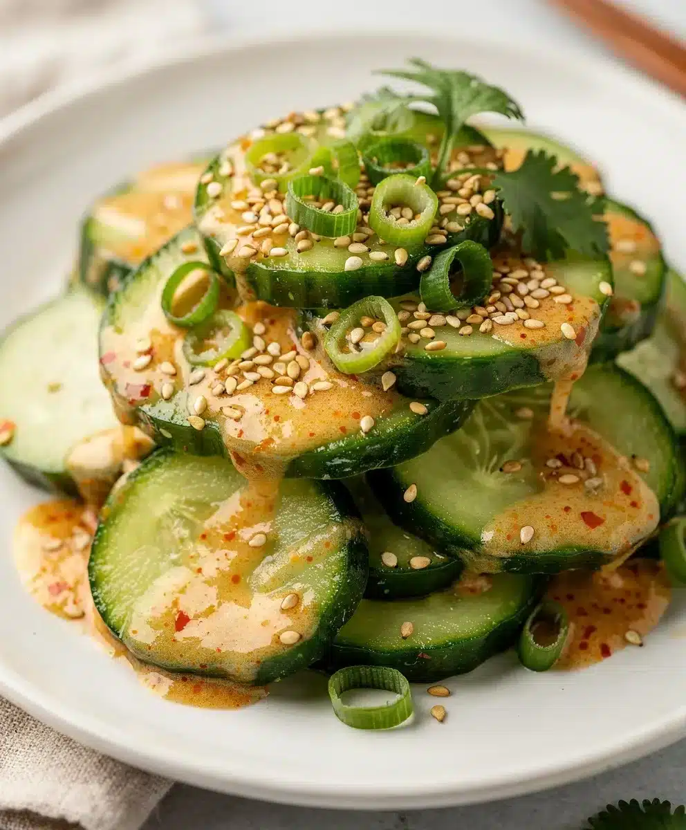 Creamy Spicy Asian Cucumber Salad 6 Creamy Spicy Asian Cucumber Salad featured image