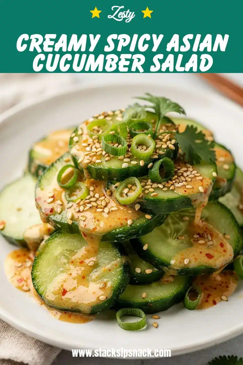 Creamy Spicy Asian Cucumber Salad 10 Storage and leftovers for Creamy Spicy Asian Cucumber Salad