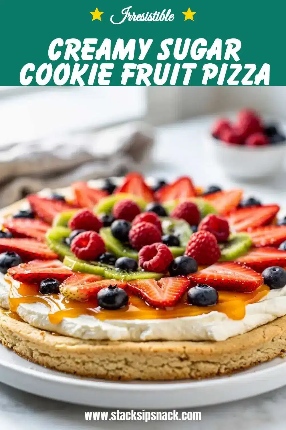 Creamy Sugar Cookie Fruit Pizza 10 Storage and leftovers for Creamy Sugar Cookie Fruit Pizza