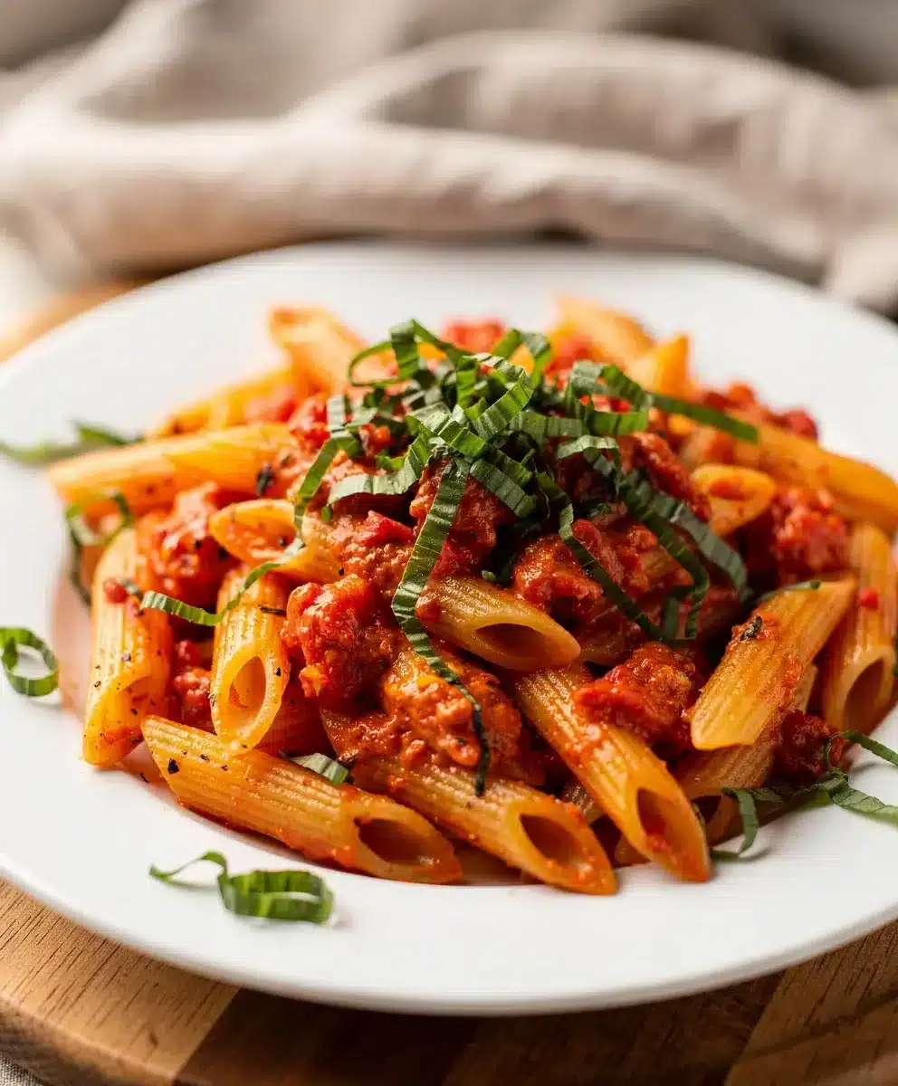 One Pot Creamy Tomato Basil Pasta 6 One Pot Creamy Tomato Basil Pasta featured image